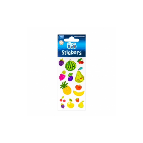 Abtibilduri - fructe, set 14-20 buc, Sticker Boo, 471543 [1]