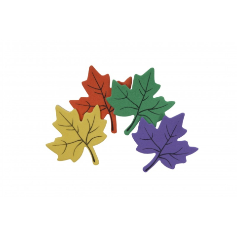 Stickere, Abțibilduri, Autocolante - Abtibilduri - frunza, 8g, buretat, Colorarte, 3361