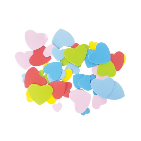 Stickere, Abțibilduri, Autocolante - Abtibilduri - inima, 8g, buretat, Colorarte, 3361