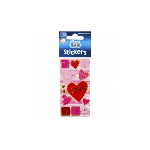 Abtibilduri - inimi love, set 11-13 buc, Sticker Boo, 225030 [2]