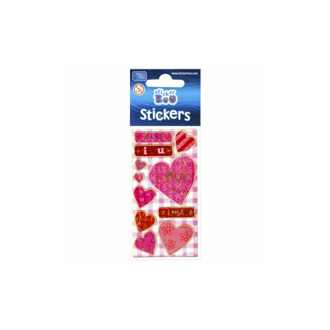 Abtibilduri - inimi love, set 11-13 buc, Sticker Boo, 225030 [3]