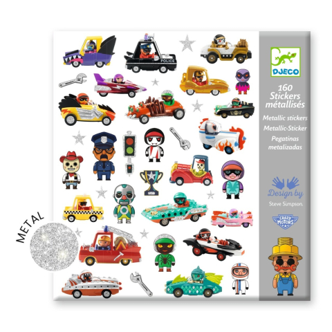 Abtibilduri metalice Vehicule, Djeco Baiat, varsta 3 - 6 ani, 6 - 9 ani [2]