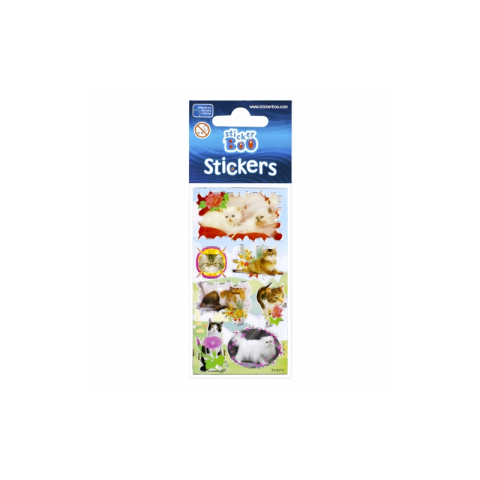 Abtibilduri - pisici, set 7-8 buc, Sticker Boo, 237280 [1]