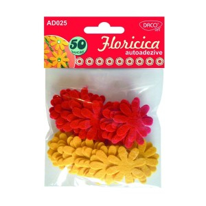 Art & Craft si Artizanat - Accesorii craft - ad025  floricica aa pasla 6 buc