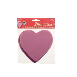 Art & Craft si Artizanat - Accesorii craft - ad073 inimoasa spuma daco  6 buc