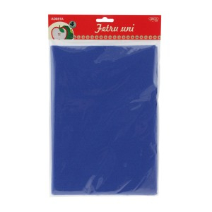Art & Craft si Artizanat - Accesorii craft - ad081a fetru uni set 4 albastru 3 buc