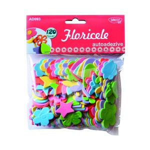 Art & Craft si Artizanat - Accesorii craft - ad093 floricele spuma aa daco 3 buc