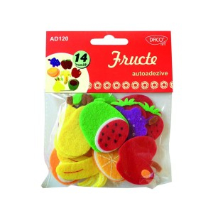 Art & Craft si Artizanat - Accesorii craft - ad120 fructe aa pasla daco 6 buc