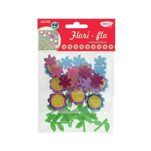 Art & Craft si Artizanat - Accesorii craft - ad155 flori flu spuma aa daco 6 buc
