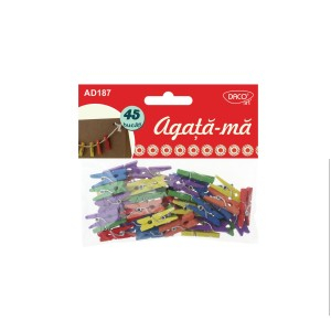Art & Craft si Artizanat - Accesorii craft - ad187 agata-ma piscatori lemn daco 6 buc