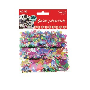 Art & Craft si Artizanat - Accesorii craft - ad192 paiete petrecarete daco 6 buc