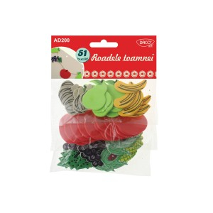 Art & Craft si Artizanat - Accesorii craft - ad200 roadele toamnei spuma daco 6 buc