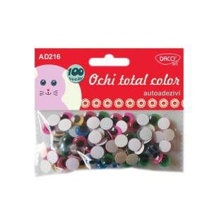 Art & Craft si Artizanat - Accesorii craft - ad216 ochi total color daco 6 buc