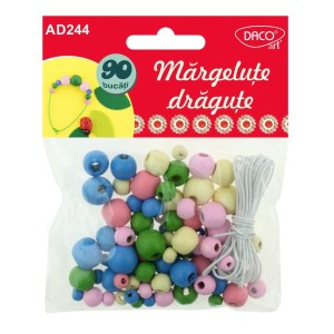 Art & Craft si Artizanat - Accesorii craft - ad244 margelute dragute daco 3 buc