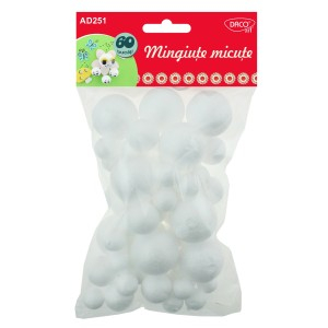 Art & Craft si Artizanat - Accesorii craft - ad251 mingiute micute polistiren daco