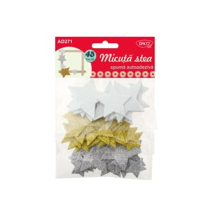 Art & Craft si Artizanat - Accesorii craft - ad271 micuta stea spuma aa daco 3 buc