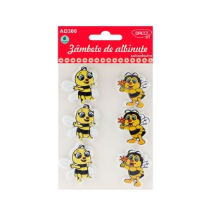 Art & Craft si Artizanat - Accesorii craft - ad300 zambete de albinute daco 3 buc