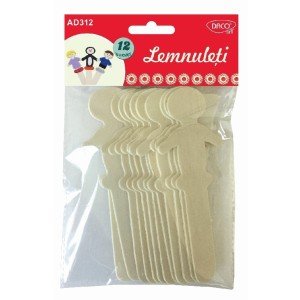 Art & Craft si Artizanat - Accesorii craft - ad312 lemnuleti daco 3 buc