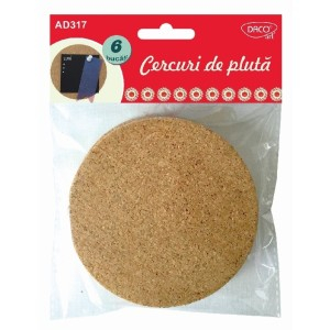 Art & Craft si Artizanat - Accesorii craft - ad317 cercuri de pluta daco 3 buc
