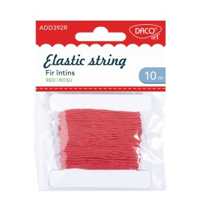 Art & Craft si Artizanat - Accesorii craft - ad392r fir intins rosu daco 3 buc