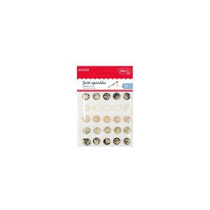 Art & Craft si Artizanat - Accesorii craft - ad408 sclipiri aurii daco 3 buc