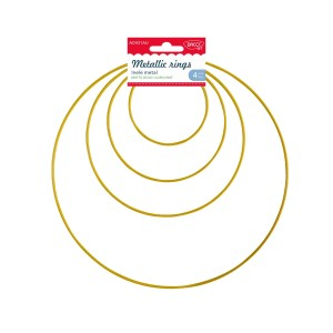Art & Craft si Artizanat - Accesorii craft - ad431au inele metal aurii daco 3 buc