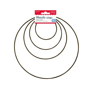 Art & Craft si Artizanat - Accesorii craft - ad431n inele metal negre daco 3 buc