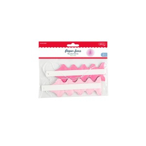 Art & Craft si Artizanat - Accesorii craft - ad434rz rozete de hartie roz daco 3 buc