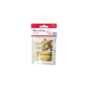 Art & Craft si Artizanat - Accesorii craft - ad439 snur deco auriu daco 3 buc