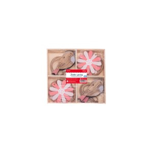 Art & Craft si Artizanat - Accesorii craft - ad454 primavara lemnoasa daco 3 buc