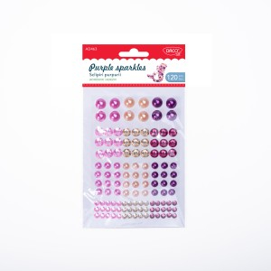 Art & Craft si Artizanat - Accesorii craft - ad463 sclipiri purpurii daco 3 buc