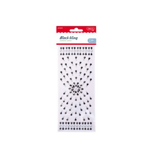 Art & Craft si Artizanat - Accesorii craft - ad465 black bling daco 3 buc