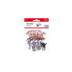 Art & Craft si Artizanat - Accesorii craft - ad477 caprioare daco 3 buc