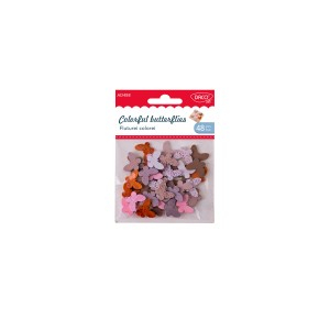 Art & Craft si Artizanat - Accesorii craft - ad488 fluturei colorei daco