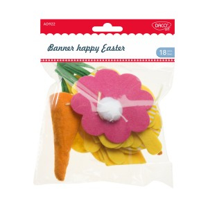 Art & Craft si Artizanat - Accesorii craft - ad922 banner happy easter 3 buc