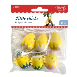 Art & Craft si Artizanat - Accesorii craft - ad935 puisori din oua daco 3 buc