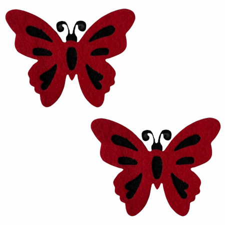 Lichidare stoc - Totul la 9.90 Lei - Accesorii craft din pasla, autoadezive, Fluture - Micostore.ro