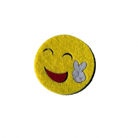 Accesorii craft din pasla, fetru tare, Emoticons - Micostore.ro [1]