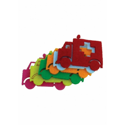 Art & Craft si Artizanat - Accesorii creatie - ambulanta fetru, set 5 buc, Colorarte
