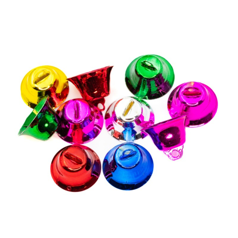 Art & Craft si Artizanat - Accesorii creatie - clopotei plastic, diverse culori, 20mm, set 10 buc, Colorarte