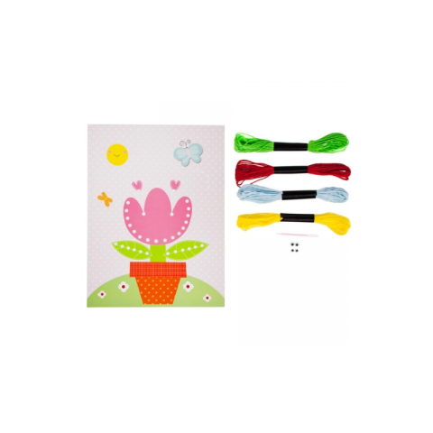 Accesorii creatie - floare, kit creativ sfoara, Craft with Fun, 445961 [2]