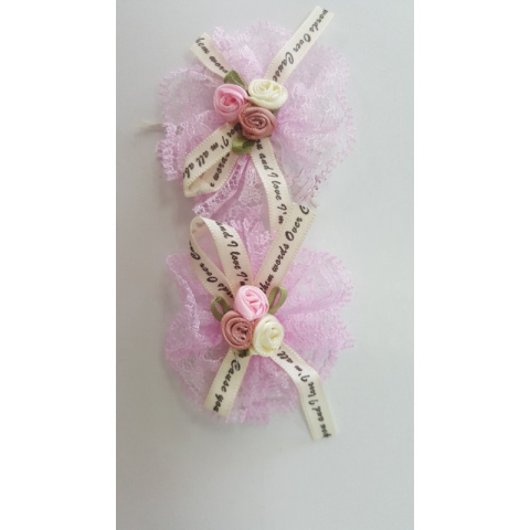 Accesorii creatie - flori textil, pentru cusunt pe dantela, set 2 buc, Colorarte [1]