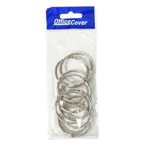 Art & Craft si Artizanat - Accesorii creatie - inele metal, 32mm, set 10 buc, Colorarte