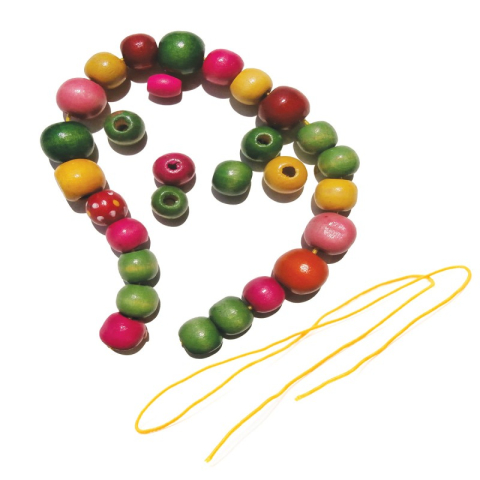 Art & Craft si Artizanat - Accesorii creatie - lemn - bratara diverse forme, colorat, Colorarte, FS-M2