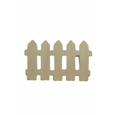 Art & Craft si Artizanat - Accesorii creatie - lemn - gard, set 4 buc, Colorarte