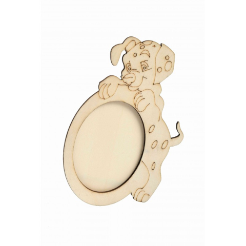 Art & Craft si Artizanat - Accesorii creatie - lemn - rama foto catelus, Colorarte, W001045