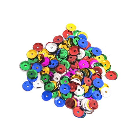 Accesorii Craft - Accesorii creatie - paiete metal, 6mm, set 10-14g, Colorarte