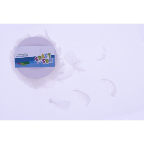 Art & Craft si Artizanat - Accesorii creatie - pene, pe sarma, rola, Craft with Fun, 463672