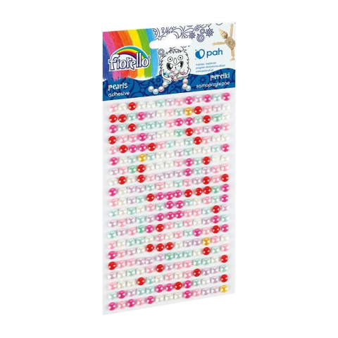 Art & Craft si Artizanat - Accesorii creatie - perle plastic, diverse culori, 3mm, pale, set 260 buc, Fiorello, GR-PS162-1 / 170-2583