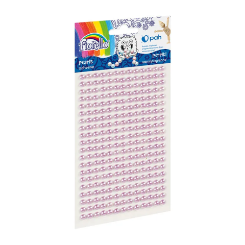 Art & Craft si Artizanat - Accesorii creatie - perle plastic, lila, 3mm, set 260 buc, Fiorello, GR-PS162-7 / 170-2578